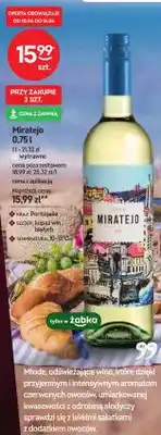 Żabka Wino białe wytrawne Miratejo oferta