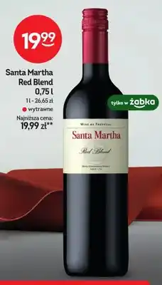 Żabka Wino Santa Martha Red Blend oferta