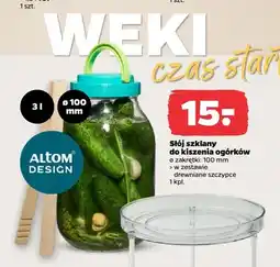 Netto Słój szklany do kiszenia ogórków Altom Design oferta