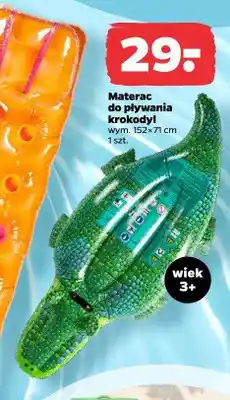 Netto Materac do pływania krokodyl 152x71 cm oferta