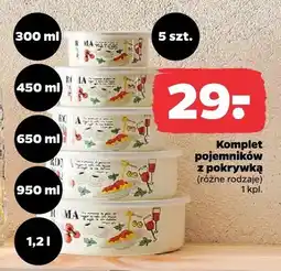 Netto Komplet pojemników z pokrywką Florina oferta