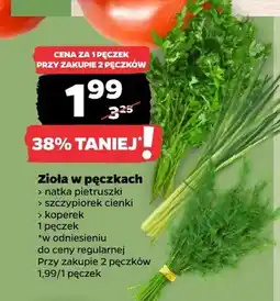 Netto Zioła w pęczkach natka pietruszki oferta