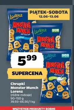 Netto Chrupki Monster Munch Lorenz oferta