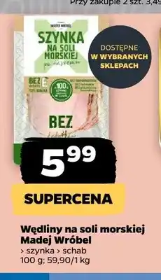 Netto Szynka na soli morskiej Madej Wróbel oferta
