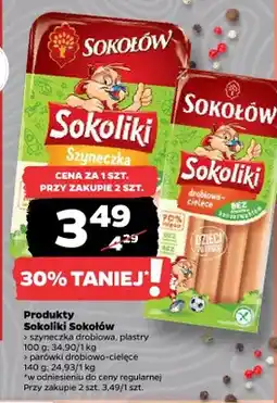 Netto Parówki drobiowo-cielęce Sokoliki Sokołów oferta