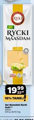 Netto Ser Maasdam Ryki plastry oferta