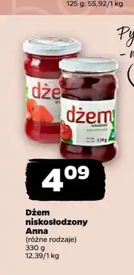 Netto Dżem niskosłodzony Anna truskawkowy oferta