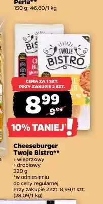 Netto Cheeseburger wieprzowy Twoje Bistro oferta