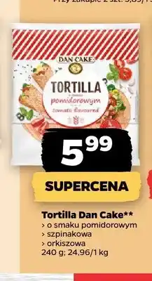 Netto Tortilla o smaku pomidorowym Dan Cake oferta