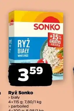 Netto Ryż parboiled Sonko 4-pak oferta