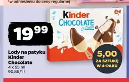 Netto Lody na patyku Kinder Chocolate 4-pak oferta