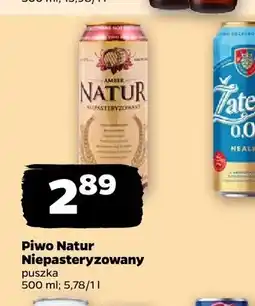 Netto Piwo Amber Natur Niepasteryzowane oferta