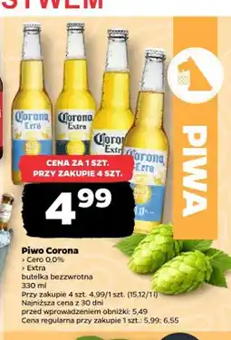 Netto Piwo Corona Extra oferta