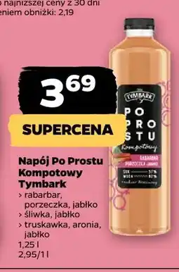 Netto Napój Po Prostu Kompotowy Tymbark rabarbar porzeczka jabłko oferta
