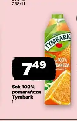 Netto Sok 100% pomarańcza Tymbark oferta