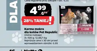 Netto Karma mokra dla kotów Pet Republic 4-pak oferta