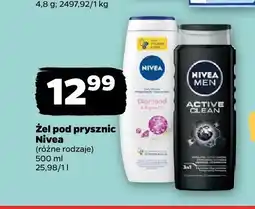 Netto Żel pod prysznic Nivea Diamond & Argan Oil oferta