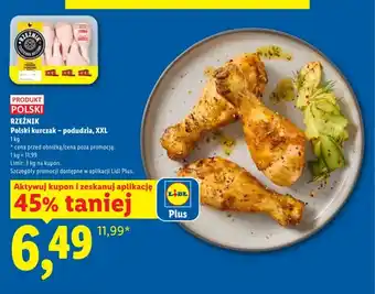 Lidl Polski kurczak podudzia XXL Rzeźnik oferta