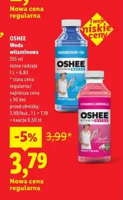 Lidl Woda witaminowa Oshee oferta