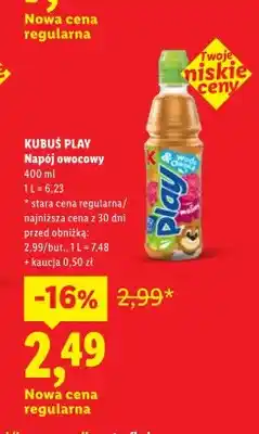 Lidl Napój owocowy Kubuś Play oferta