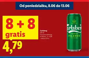Lidl Piwo Carlsberg oferta