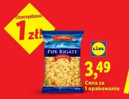 Lidl Makaron Pipe Rigate Combino oferta