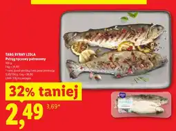Lidl Pstrąg tęczowy patroszony Targ Rybny Lidla oferta