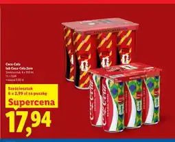 Lidl Napój gazowany Coca-Cola Zero 6-pak oferta