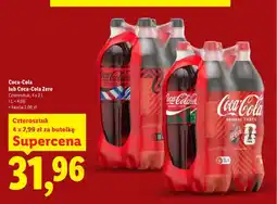 Lidl Napój gazowany Coca-Cola Zero 4-pak oferta