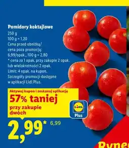 Lidl Pomidory koktajlowe oferta