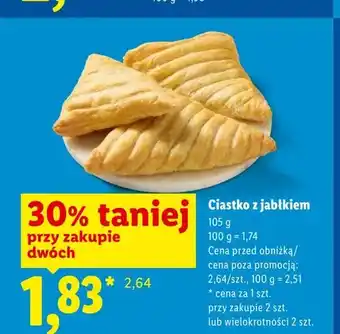 Lidl Ciastko z jabłkiem oferta