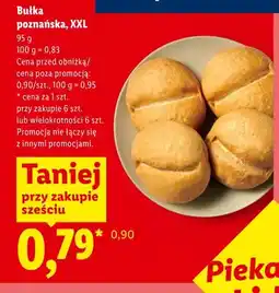 Lidl Bułka poznańska XXL oferta