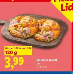 Lidl Pizzerina z salami oferta