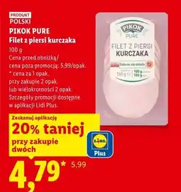 Lidl Filet z piersi kurczaka Pikok Pure oferta