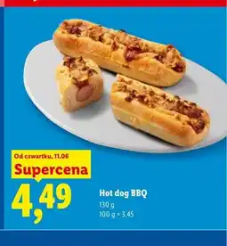Lidl Hot dog BBQ oferta