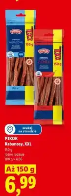Lidl Kabanosy z chili Pikok XXL oferta