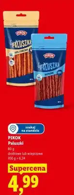 Lidl Paluszki z kurczaka Pikok oferta