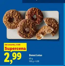 Lidl Donut Lotus oferta