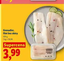 Lidl Grenadier filet bez skóry Rybhand oferta