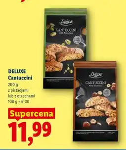 Lidl Cantuccini z pistacjami Deluxe oferta