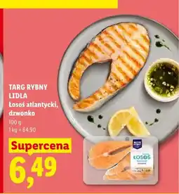 Lidl Łosoś atlantycki dzwonko Targ Rybny Lidla oferta