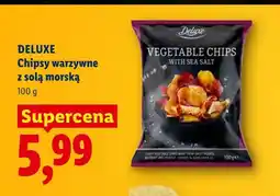 Lidl Chipsy warzywne z solą morską Deluxe oferta