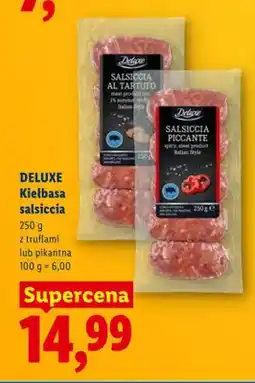 Lidl Kiełbasa salsiccia z truflami Deluxe oferta