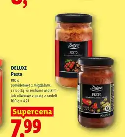 Lidl Pesto pomidorowe z migdałami Deluxe oferta