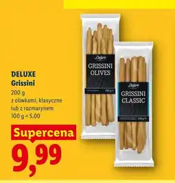 Lidl Grissini z oliwkami Deluxe oferta