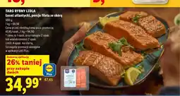 Lidl Łosoś atlantycki porcje fileta ze skórą Targ Rybny Lidla oferta