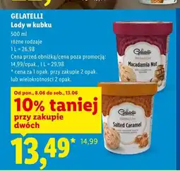 Lidl Lody w kubku Macadamia Nut Gelatelli oferta