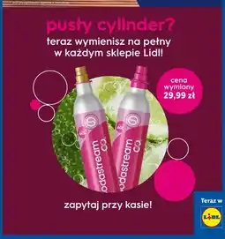 Lidl Cylinder CO2 Sodastream wymiana oferta