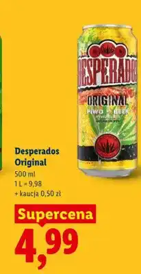 Lidl Piwo Desperados Original oferta