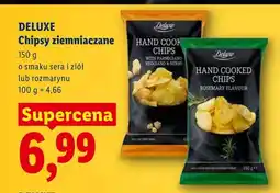 Lidl Chipsy ziemniaczane o smaku sera i ziół Deluxe oferta